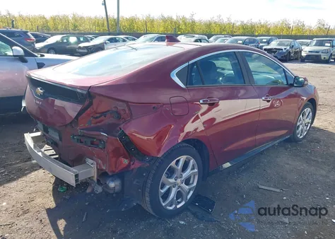 2016 Chevrolet Volt Premier z USA, uszkodzony, nr VIN 1G1RB6S59GU138404